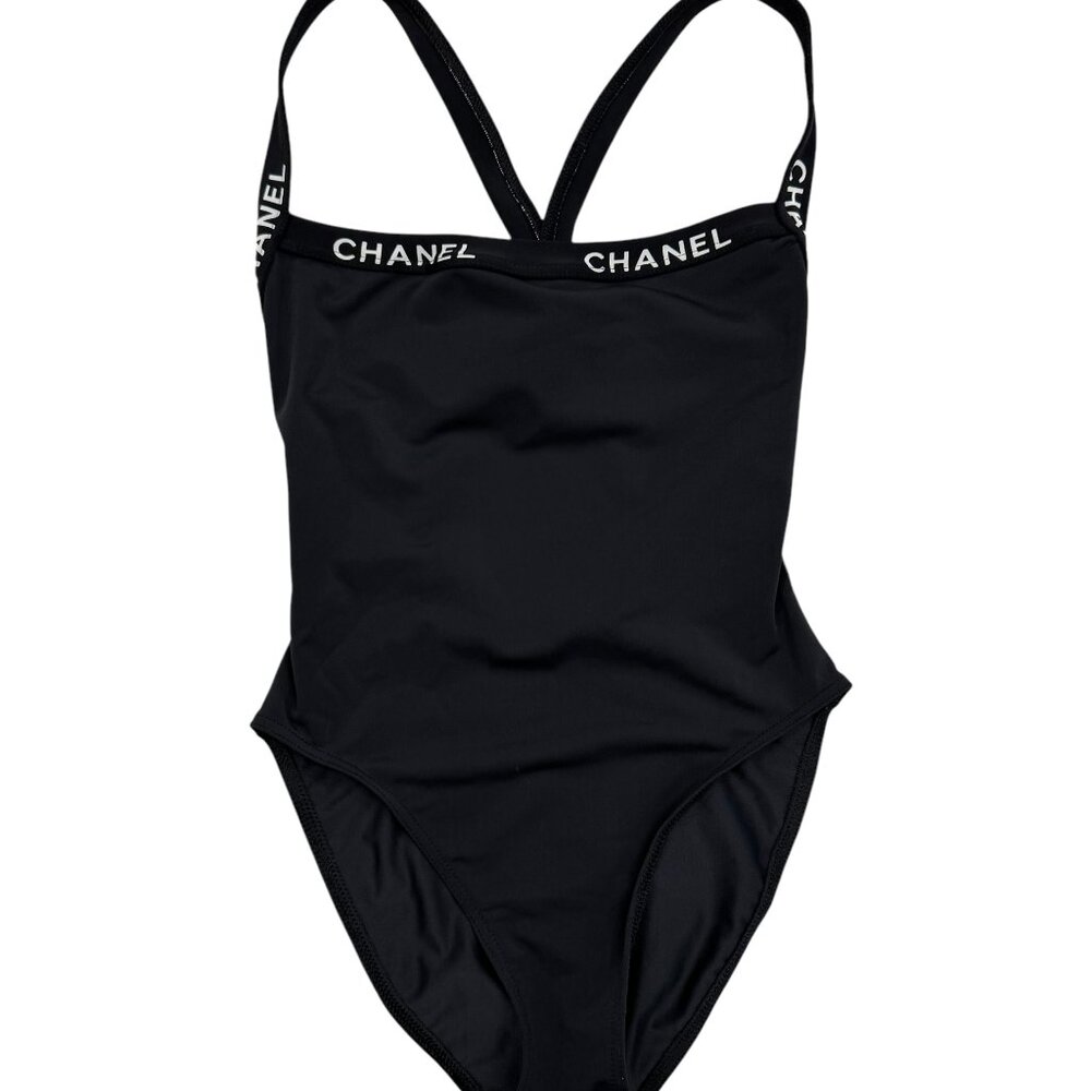 CHANEL Black One Piece Swimsuit - Picture 3 of 11
